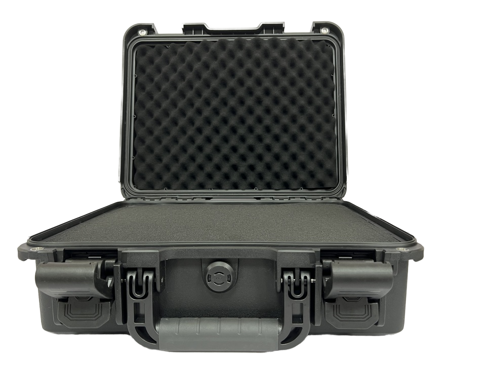 Equipment plastic box waterproof hard case tool protection case with grid foam