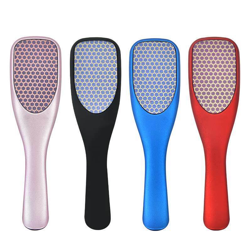 Black Foot Callus Remover with Glass Etching Technology nano glass stone pedicure file Heel Scraper Foot File for Dead Skin