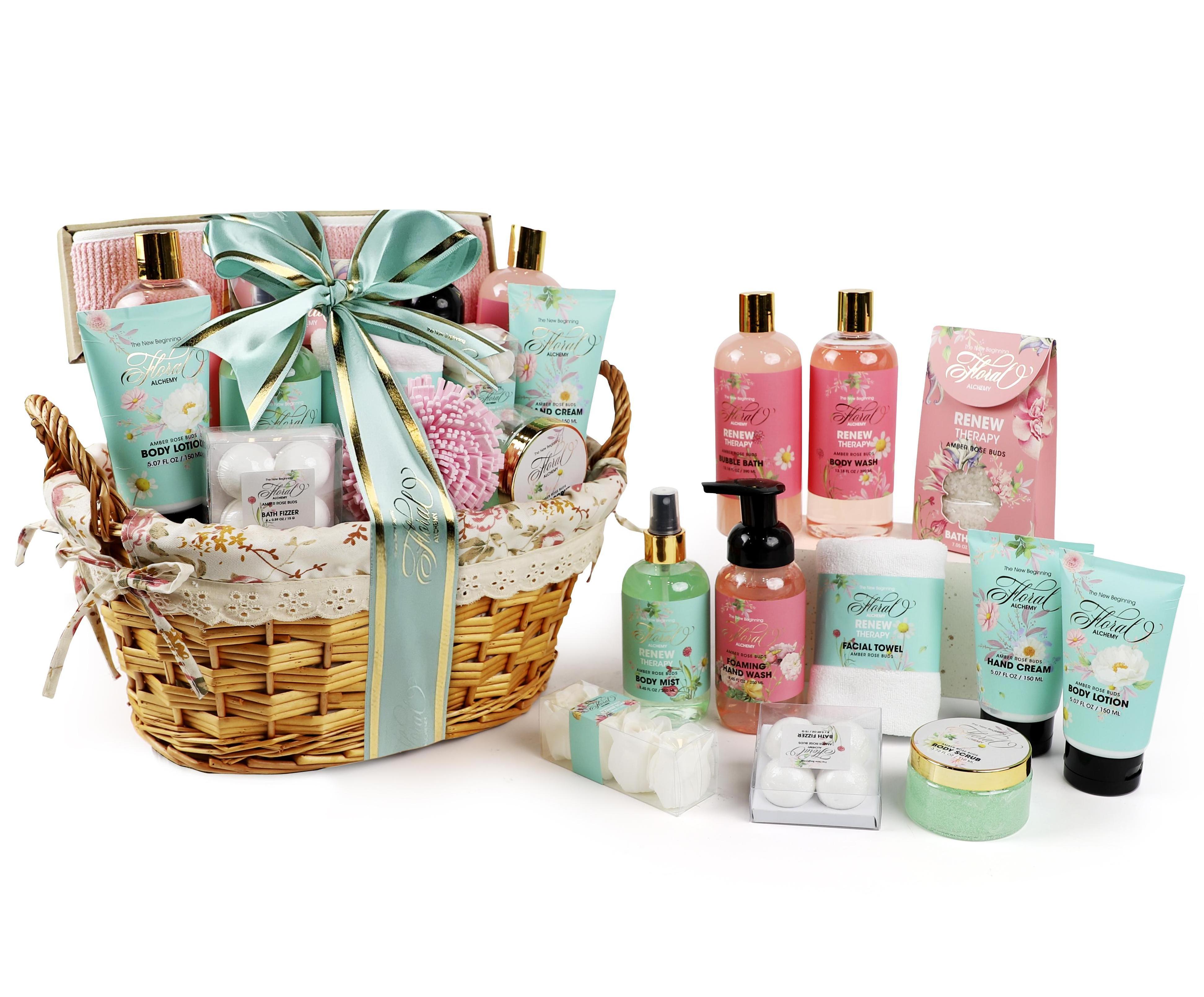 Private Label Luxury Moisturizing Spa Set Rose Fragrance Bath and Body Care Gift Sets for Women