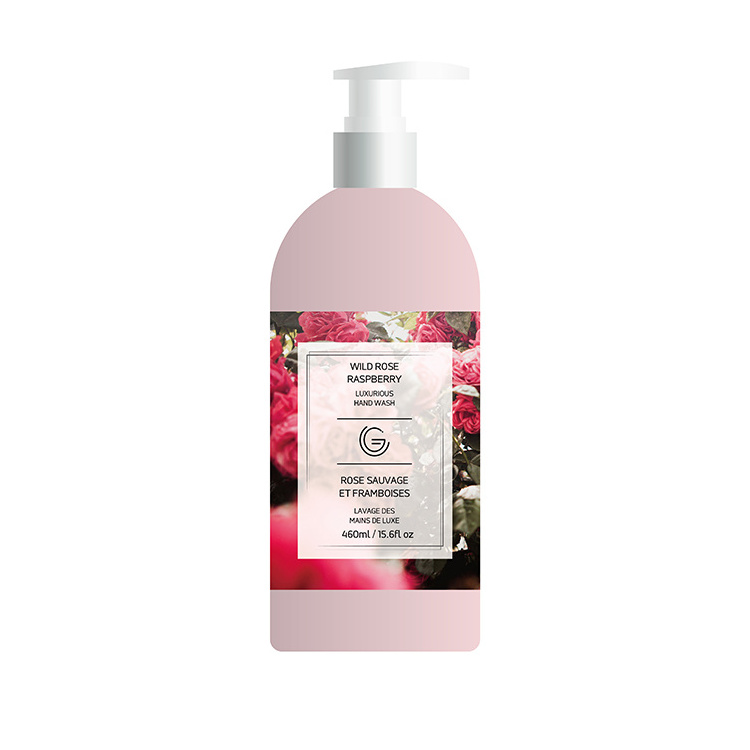 Organic liquid hand soap private label 500ml natural rose moisturizing hand soap