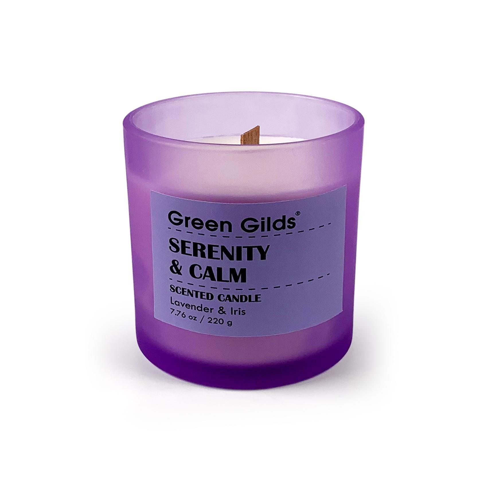 Candles Scented Luxury Soy Wax Candle Wholesale Lavender Iris Flower Scented Candle