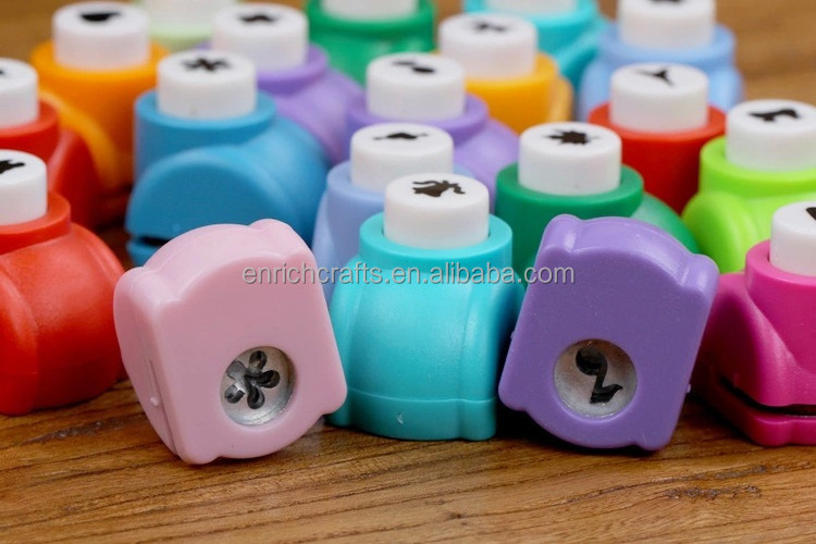 Mini Craft hole punch set small paper puncher kit DIY scrapbook punches for kids