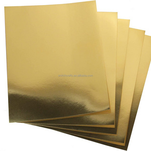 Wholesale 20*30cm 250GSM Metallic A4 Paper Rose Gold Mirror Cardstock For Diy Scrapbooking Christmas