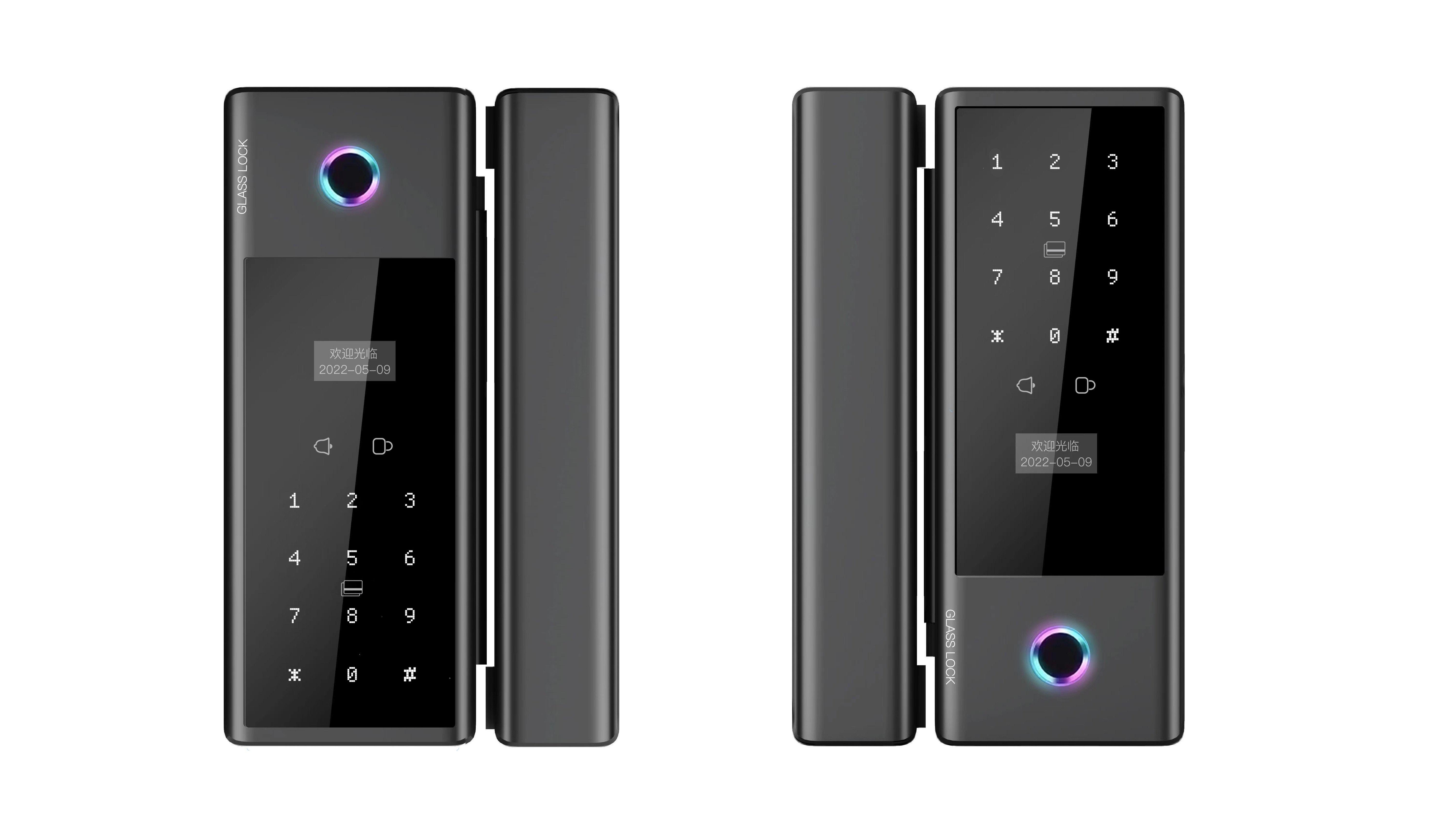 Enrique Tuya biometric fingerprint smart door lock ble password keyless bluetooth key intelligent tt lock for glass door