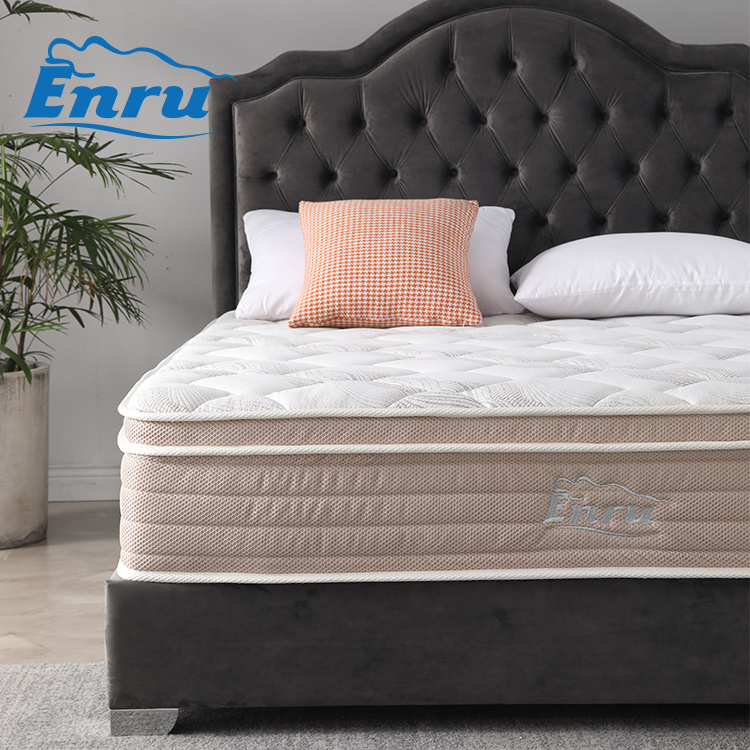 12 inch wholesale single queen king size beds mattresses pocket spring memory foam luxury mattresses