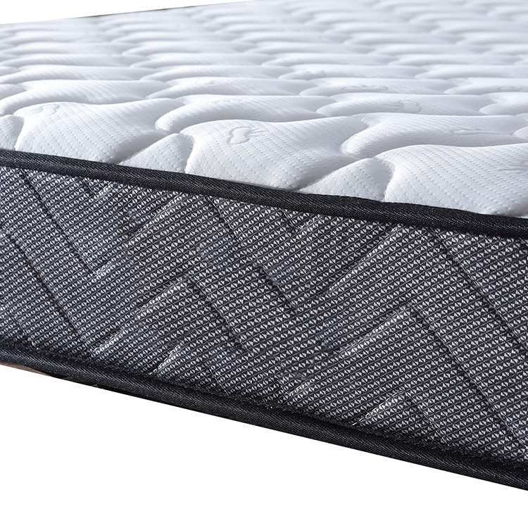 Enru Furniture Bonnell Spring Mattress 6 inch 8 inch Cheap Mattress  Knit Fabric Comfortable Foam Mattress For School Use