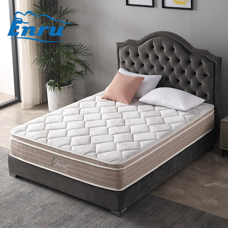 12 inch wholesale single queen king size beds mattresses pocket spring memory foam luxury mattresses