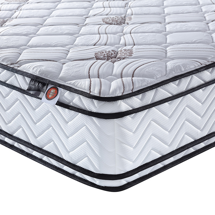 Two side use pocket spring bed mattress supportive soft foam mattress fabrics customized full size bedroom mattress