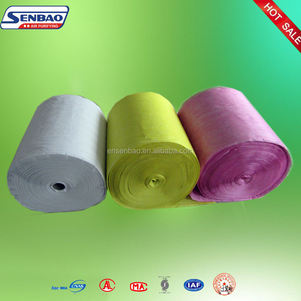 F5 F6 F7 F8 Synthetic Fiber Pocket Bag Air Filter Material