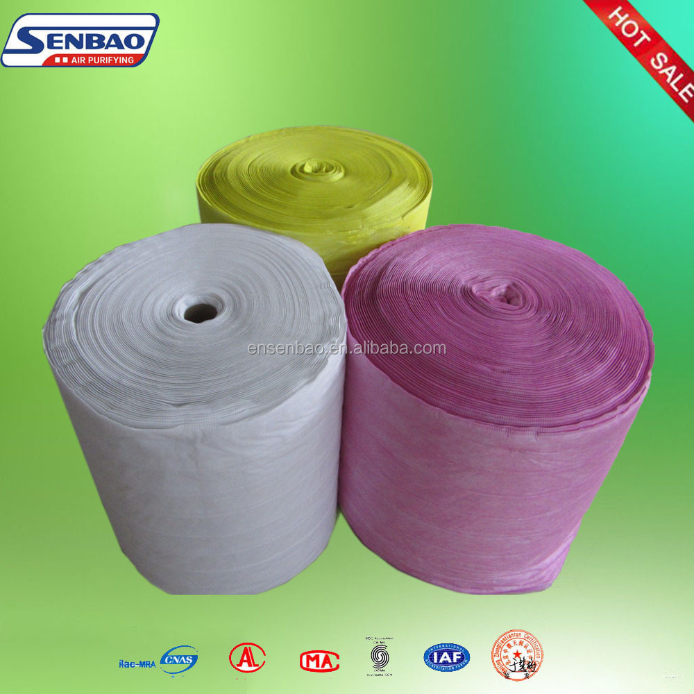 F5 F6 F7 F8 Synthetic Fiber Pocket Bag Air Filter Material