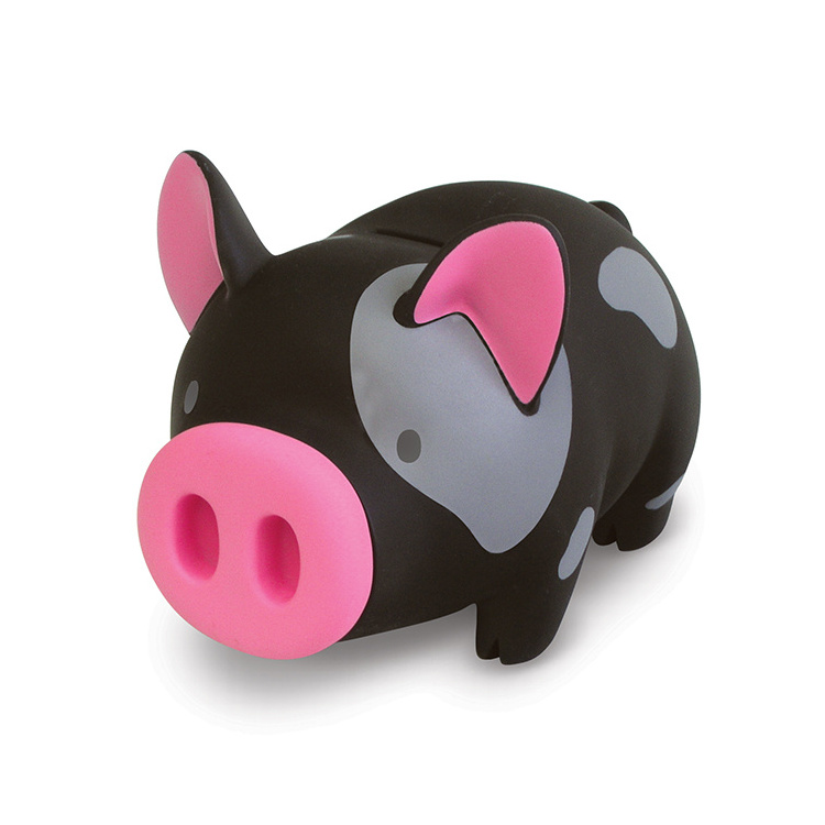 Children's gifts animal shaped plastic coin counting piggy bank