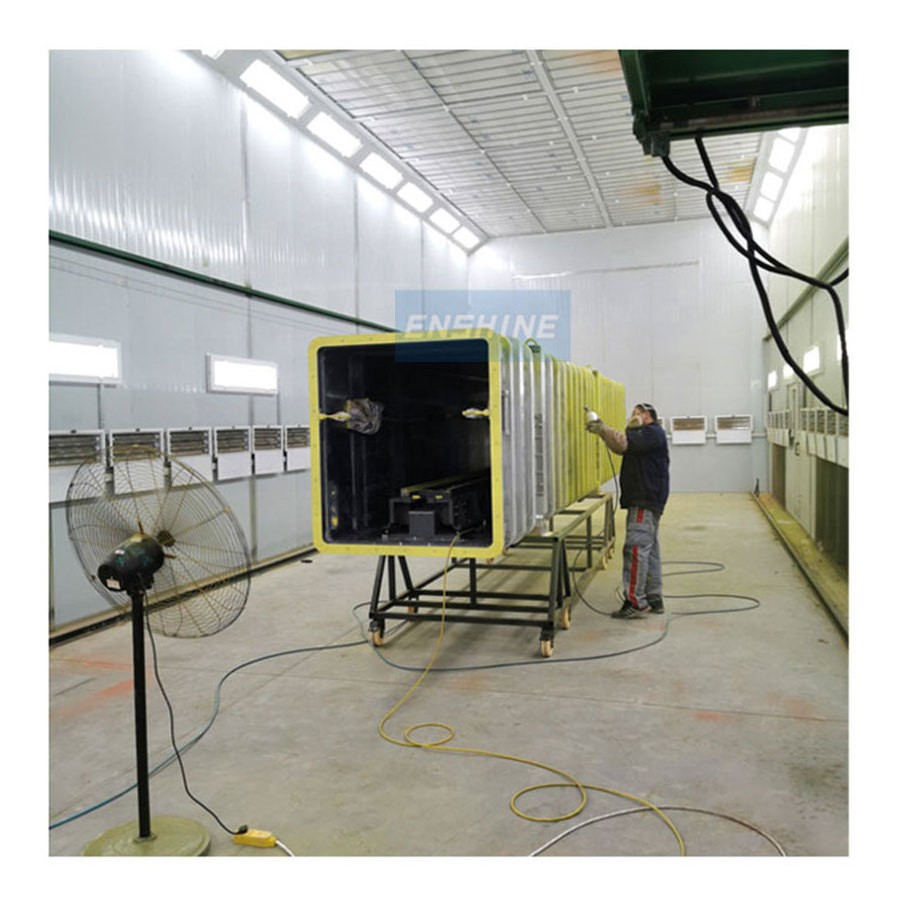 12m large vehicle truck spray booth high quality industrial paint booth with heating system