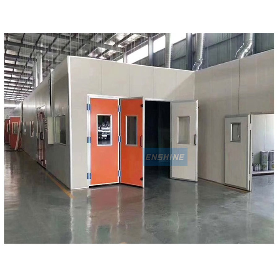 Professional Supplier Customized Furniture Spray Paint Booth with Preparation Room For Sale