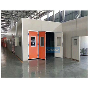 Professional Supplier Customized Furniture Spray Paint Booth with Preparation Room For Sale