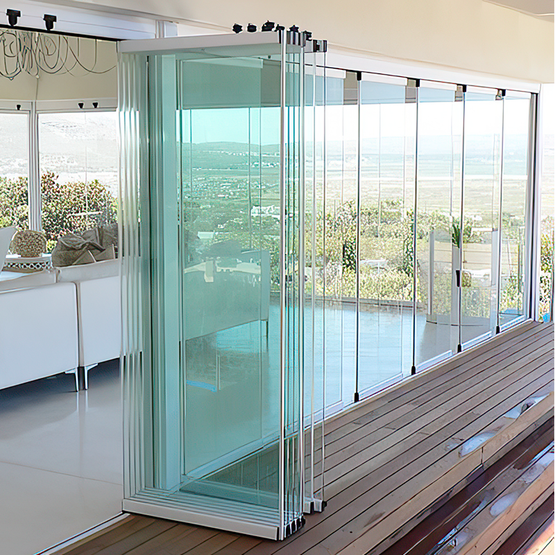 Terrace Exterior One Tracks Horizontal Modern Large Glass Aluminum Sliding Windows and Doors For Balcony with Lock