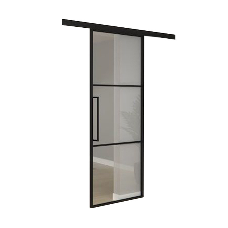 New design office aluminum Soundproof glass door Low price Customization slide swing door