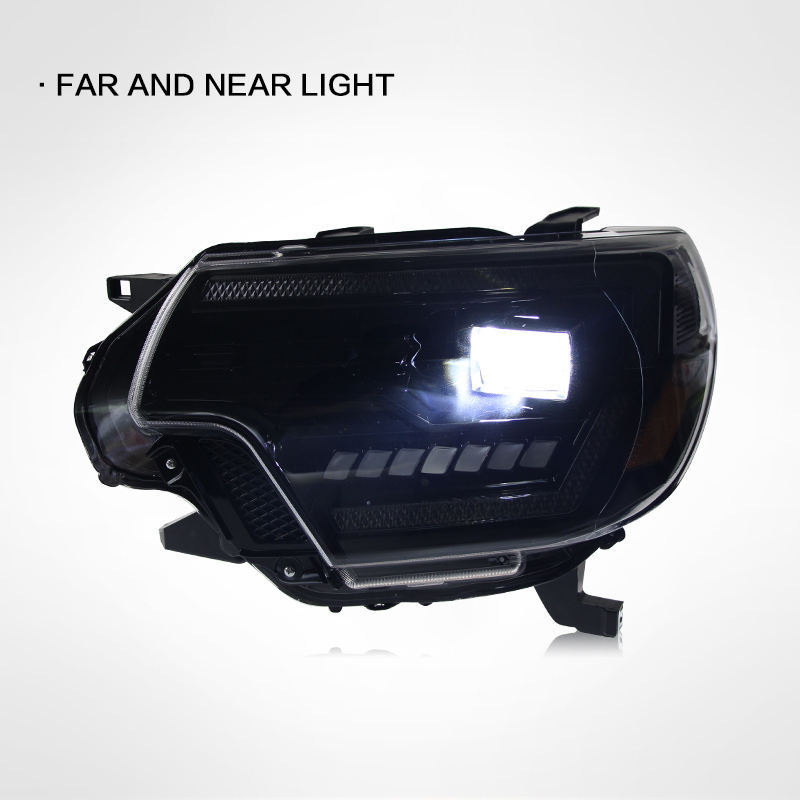 LED Headlight for Toyota Tacoma Headlights for 2012-2015 LED Front  Replacement DRL Daytime light Projector Facelift