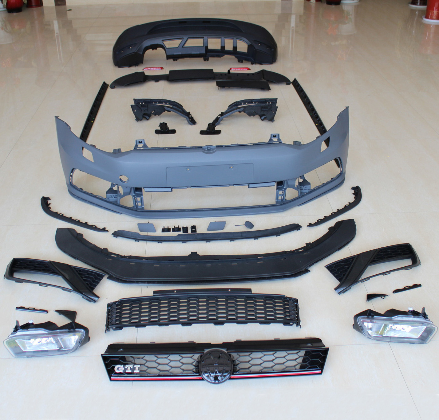 car accessories  vw polo body kits for Polo 6 2015 Upgrade to GTI