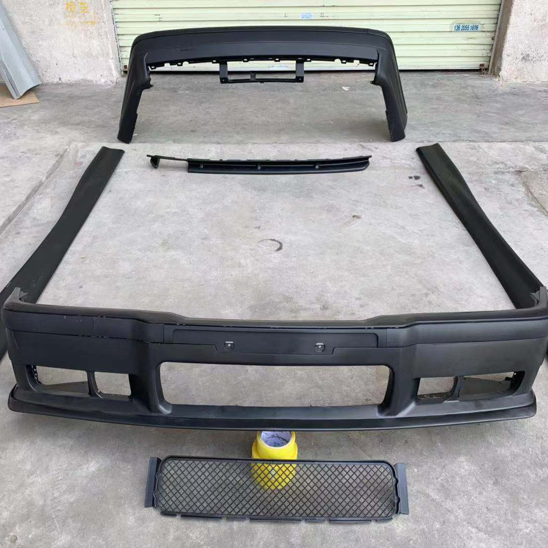 1990-1998 Body Kit E36 Upgrade M3 Style Front Bumper Rear Bumper Side Skirts Car bumpers