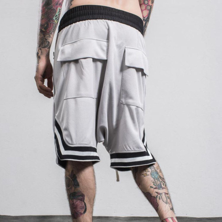 OEM fashion high quality custom casual fitted baseball mesh shorts for men