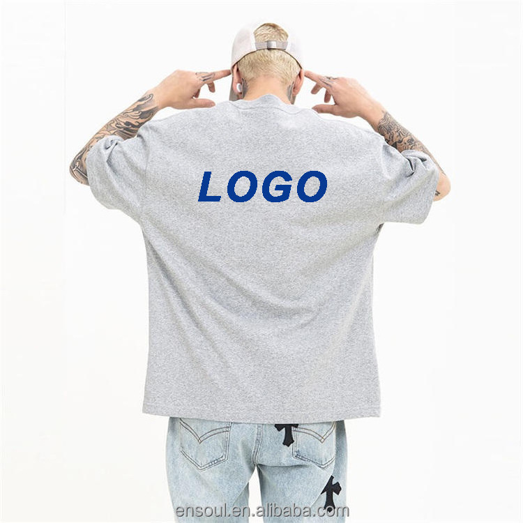 OEM Manufacturer Wholesale Heavy High Quality Oversize Custom Logo Blank 100% Cotton Men's Plain T Shirt