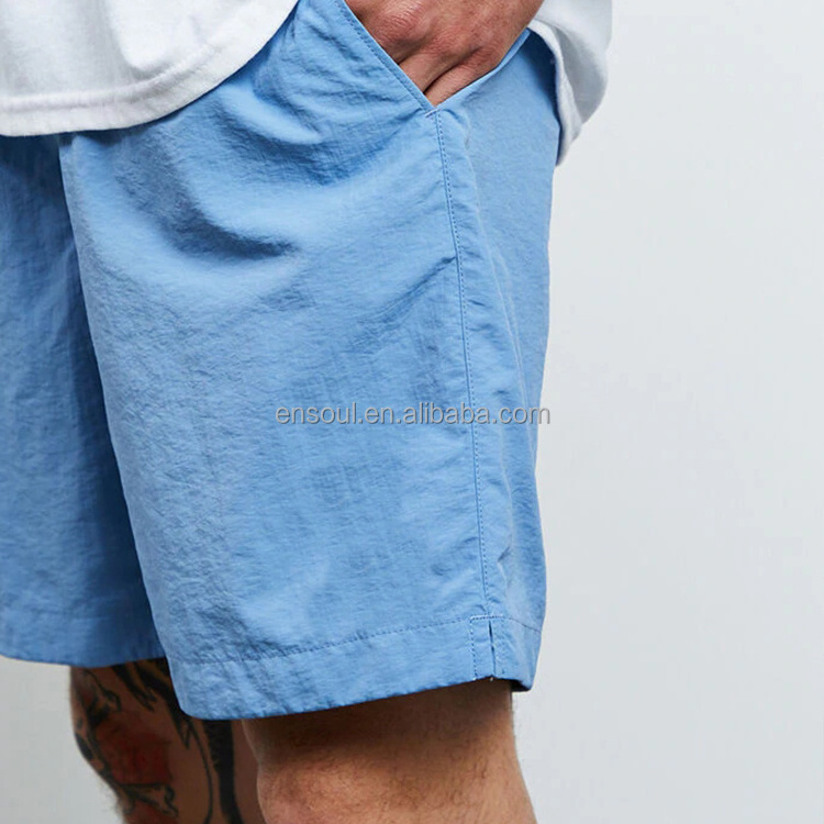 OEM Knitted wholesale high quality men casual blank sport board summer nylon custom shorts