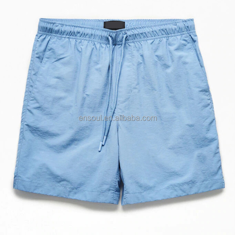 OEM Knitted wholesale high quality men casual blank sport board summer nylon custom shorts