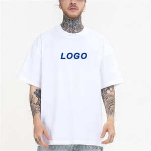 OEM Manufacturer Wholesale Heavy High Quality Oversize Custom Logo Blank 100% Cotton Men's Plain T Shirt