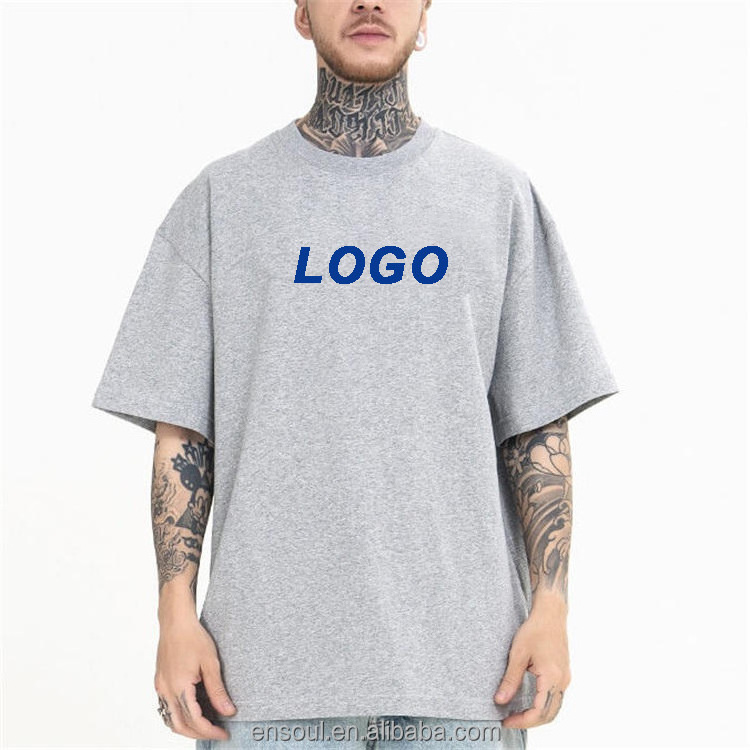 OEM Manufacturer Wholesale Heavy High Quality Oversize Custom Logo Blank 100% Cotton Men's Plain T Shirt