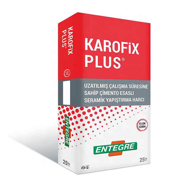 Cement-Based Ceramic Tile Adhesive C1TE with Extended Application Time - KAROFIX PLUS