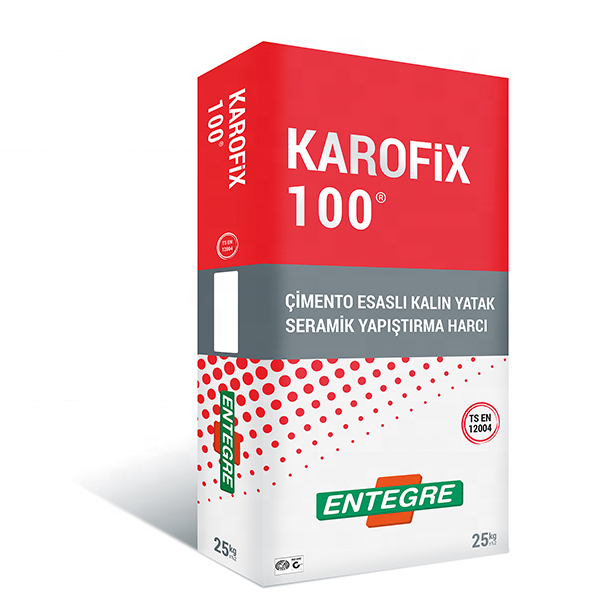 CEMENT-BASED THICK BED CERAMIC TILE ADHESIVE C1TE - KAROFIX 100