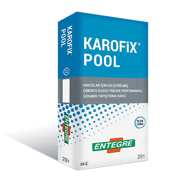 Cement-Based High Performance Ceramic Tile Adhesive For Pools C2TE T - KAROFIX POOL Best Price