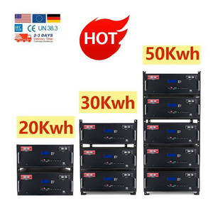 Deep cycle 51.2v 80ah 150ah 200ah 5.5 kw 20kwh 50 kwh 100 kwh solar lithium ion battery