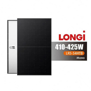 Hot Sale Longi Solar Panel 410-425W 410w 415w 420w 425w 435w 460w Longi All Black Photovoltaic Mono Solar Panels