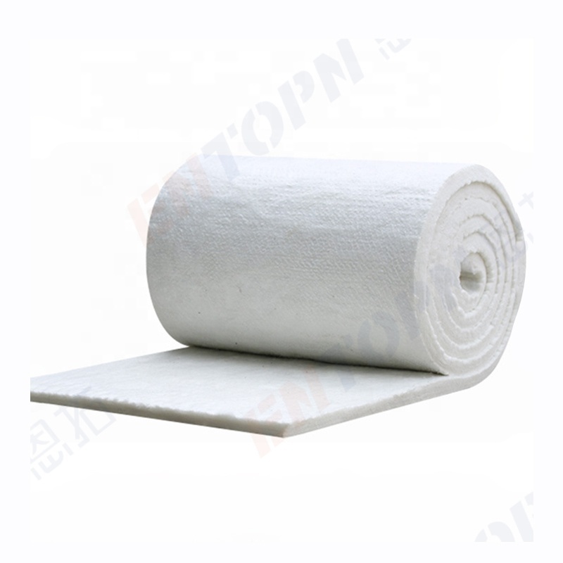 1260 degrees heating insulation ceramic fiber blanket aluminum silicate for pipe insulation