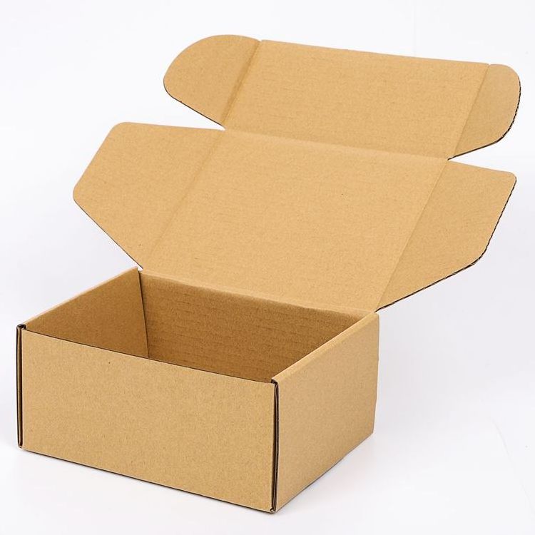 Custom Packaging Shipping Corrugated Box Eco Friendly Brown Corrugated  Mailing Box Folding Box