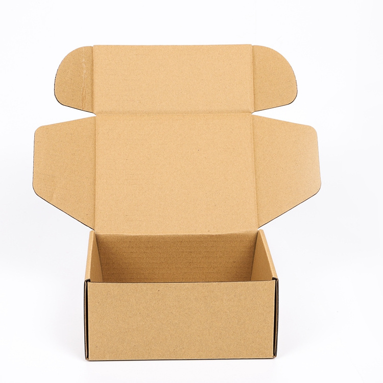 Custom Packaging Shipping Corrugated Box Eco Friendly Brown Corrugated  Mailing Box Folding Box