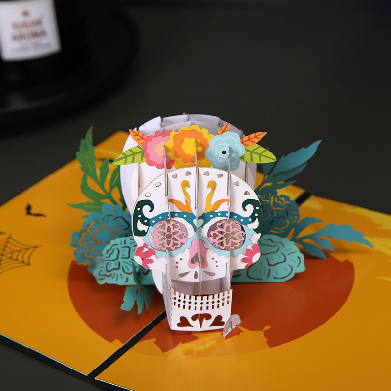 Cool Greeting Card Coated 3D Halloween Pop Up Card