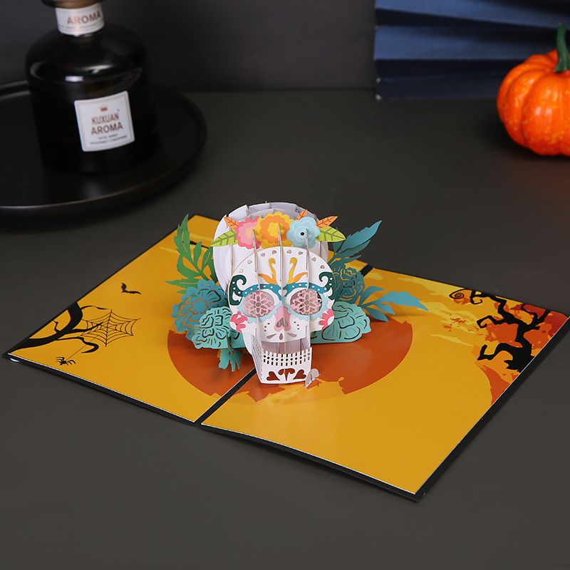 Cool Greeting Card Coated 3D Halloween Pop Up Card