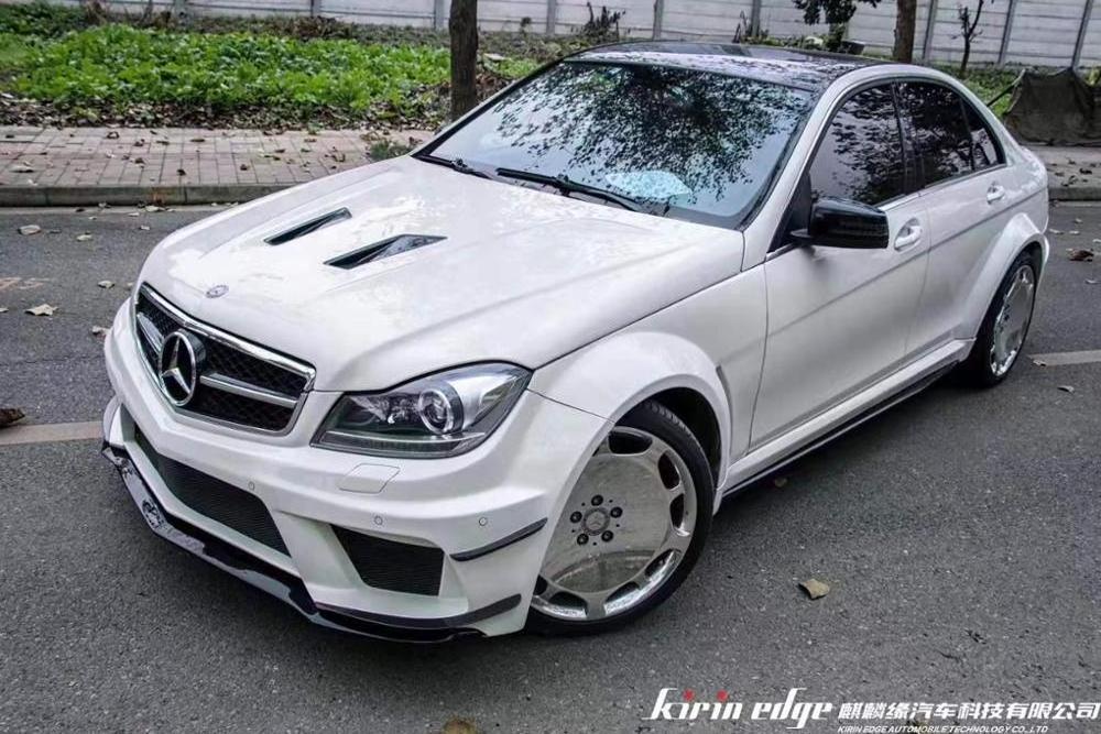 Hot sale Black series body kit for W204 C63 coupe AMG C200 c250 C300 2007-2014 FRP material perfect fitment tested fitment