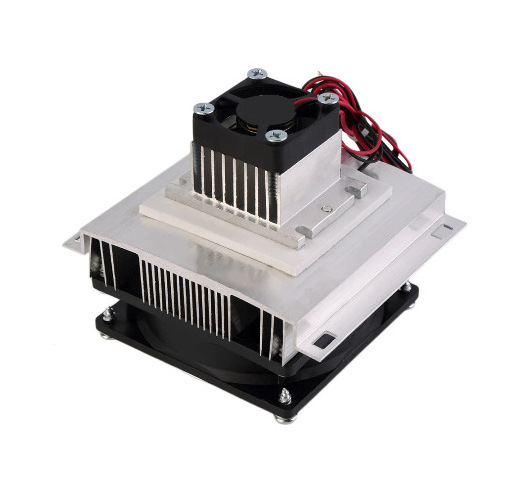 60W refrigeration cooler semiconductor air conditioning cooling module and cooling fan assembly