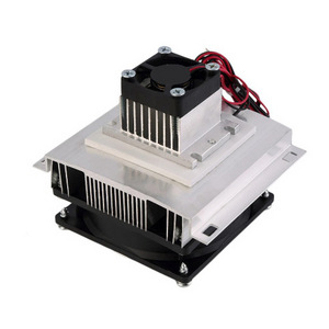 60W refrigeration cooler semiconductor air conditioning cooling module and cooling fan assembly