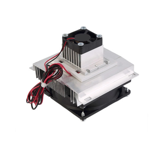 60W refrigeration cooler semiconductor air conditioning cooling module and cooling fan assembly