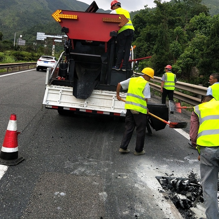 ENUO Truck mounted recycled tar pavement bitumen recycling equipment asphalt recycling plant