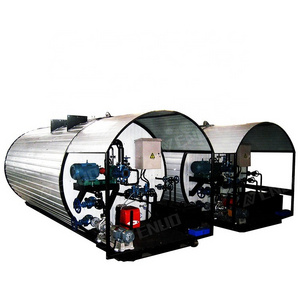 EBM ST10 horizontal asphalt bitumen heating storage tanks with burner