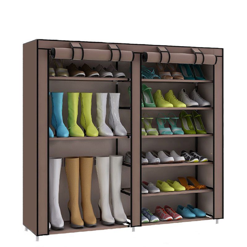 360 rotating shoe rack kids mdf telescopic used 4/7/10/-tier layer wardrobe closet folding simple Organizer Shoe Rack