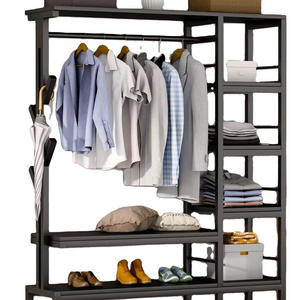 Coat Rack Heavy Duty Clothing Rack for Hanging Clothes Closet Storage