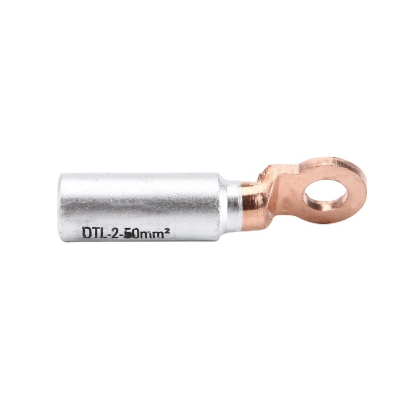 ENVI DTL-2-50 50mm2 bimetal tinned copper aluminum ring terminal electric power connecting wire terminals crimp cable lugs