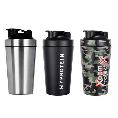 BPA Free 500ml Vacuum Gym Water Bottle Protein Shaker Fitness Gym Blender Mixer Protein Stainless Steel Shaker for Gym