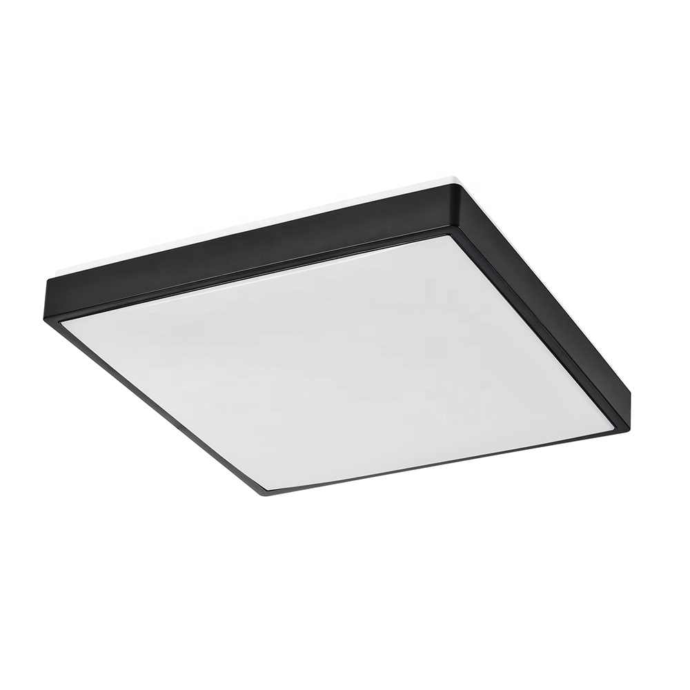 ENVIS Square Ultraslim Waterproof IP44 IP65 Black White Shape Led 3 CCT Change Home Ceiling Light Fixtures